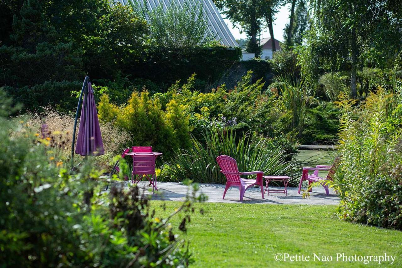 Bed and Breakfast Au Jardin des Deux Ponts Abbeville Exterior foto