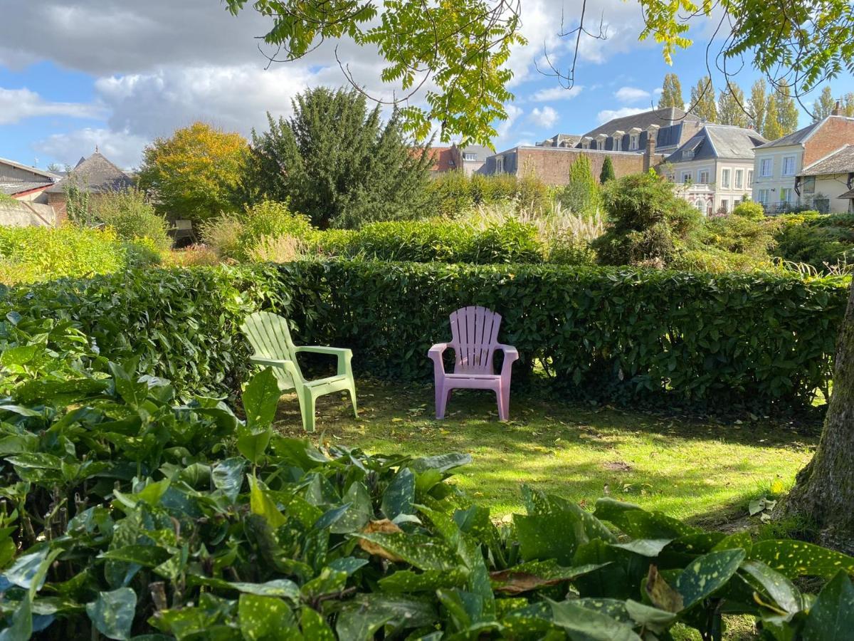 Bed and Breakfast Au Jardin des Deux Ponts Abbeville Exterior foto